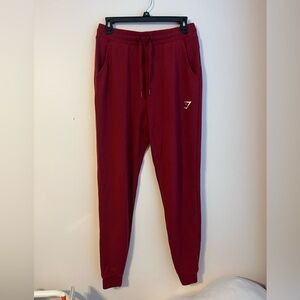 gymshark maroon joggers